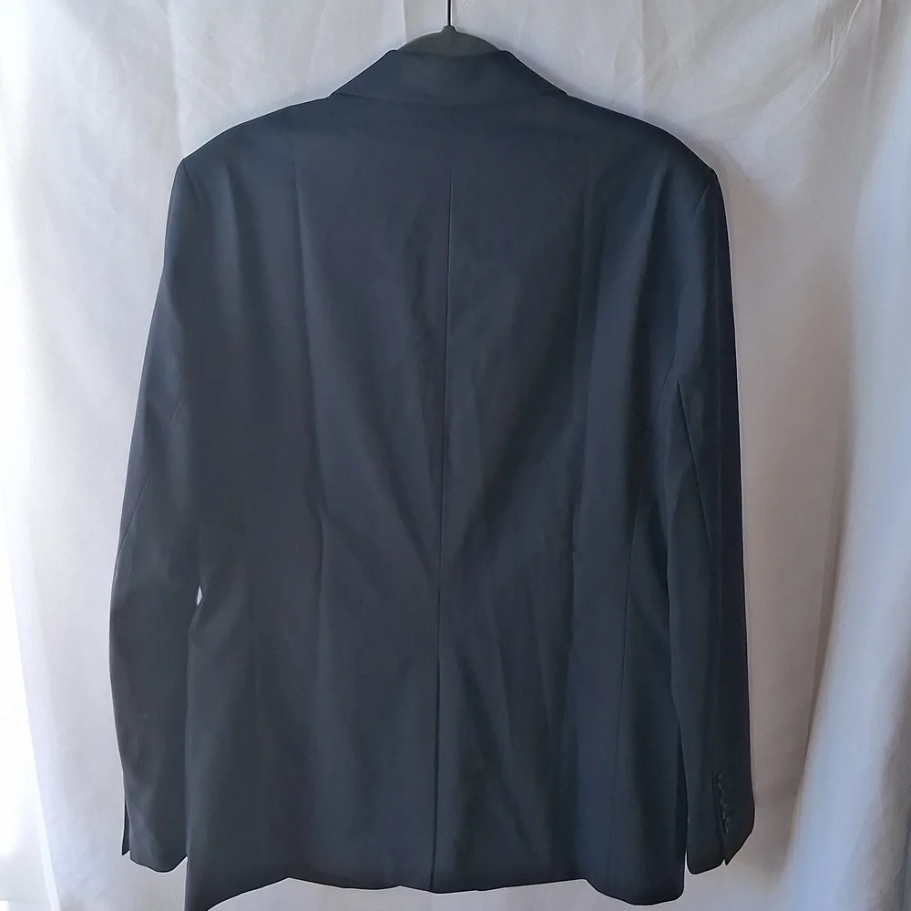 Quince Stretch Wool Blazer Navy  Premium Italian Wool S